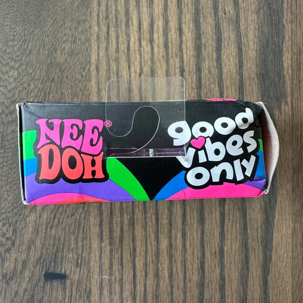 Schylling NeeDoh Love Yourself Heart Purple New NIB Good Vibes Only Squishy Toy